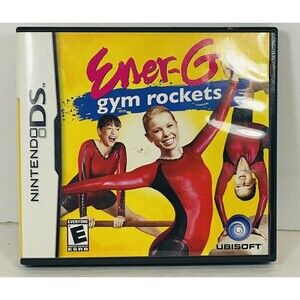 Ener-G Gym Rockets (Nintendo DS, 2008) ONLY The CASE & Manul